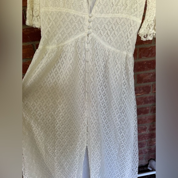 VICI Collection Lace Puff Sleeve Long Dress - Picture 8 of 10